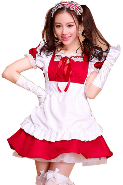 Shanghai Story Women's Lolita Dresses French Apron Maid Costumes Cosplay For Ladies