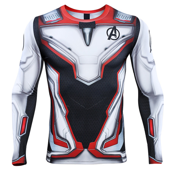 Avengers 4 Endgame Quantum War 3D Printed T shirts Men Compression Shirt Cosplay Costume Long Sleeve Tops For Male Fitness Cloth