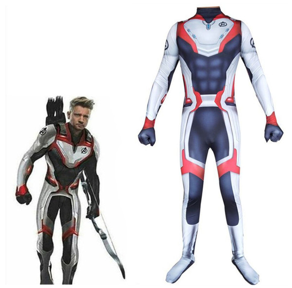 4 Endgame Quantum Realm Cosplay Costume 3D Print kids Adult Captain Marvel Zentai Bodysuit Suit Jumpsuits