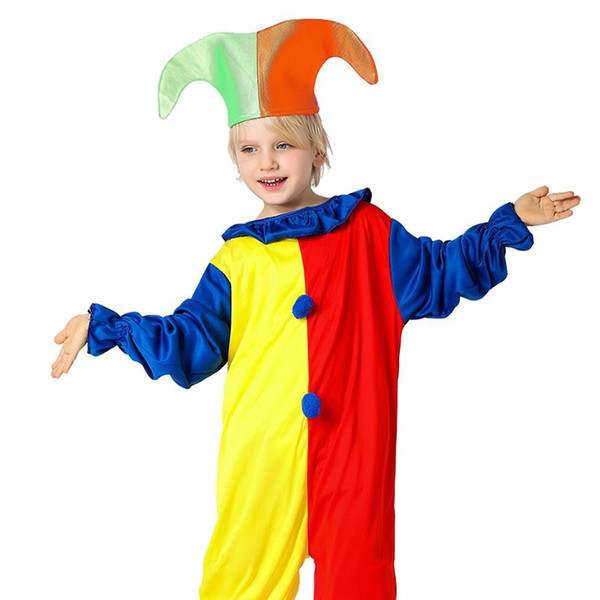 Kids Clothing Baby Clothes Baby Boy Clothes Boys Clothes New Harlequin Costume Kids Clown Halloween Fancy Dresses Cosplay Set MMA628 100pcs