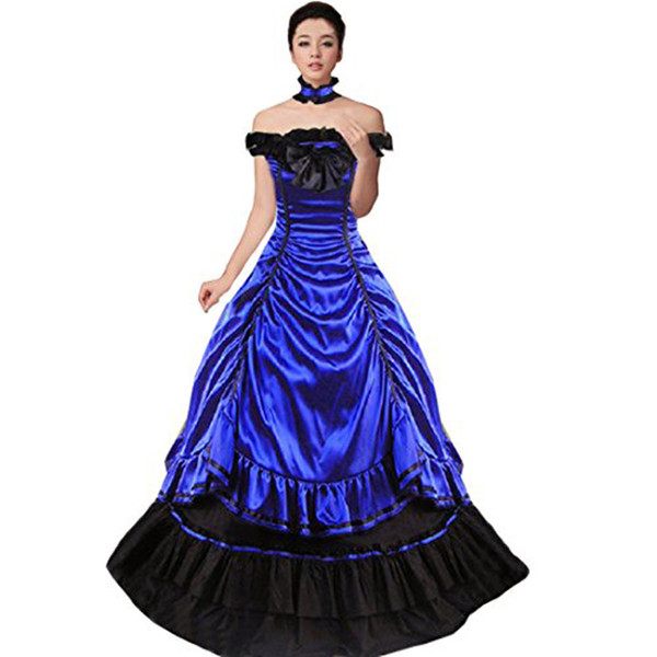 Victorian DressVampire Queen Ball Gown Reenactment Theatrical Clothing