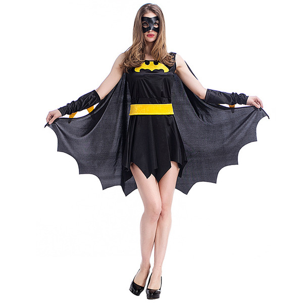 Halloween coaplay2018 Batman costume Anime game uniform suit party dress free shipping