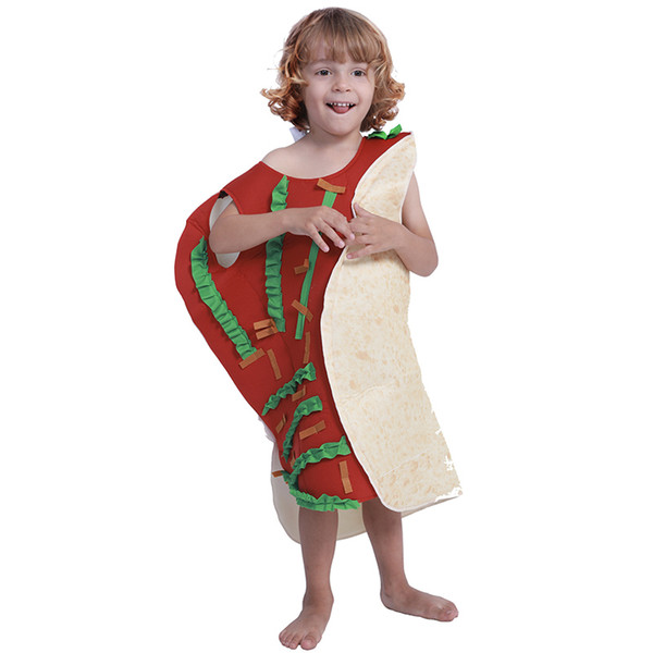 Halloween Cosplay Costume Kids Mexican Roll Onesies Clothing Children's Performance Sets Carnival Party Cute Naughty Boys Costumes