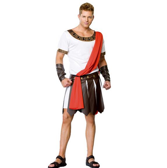 Ancient Roman Warrior Costumes Masquerade Party Men Costume Gladiators Knight Julius Caesar Adult Cosplay Theme Cotume N1190