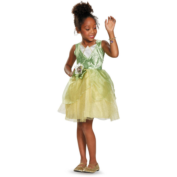 Darling Princess And The Frog Tiana Classic Child Halloween Costume