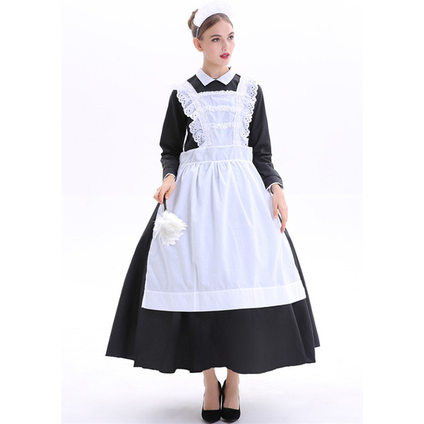 Halloween Women Housemaid Theme Costume Bavarian Nation Costume Of Theatre Sexy Maid Night Club Cosplay Dresses