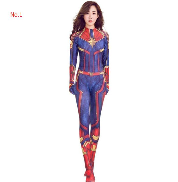 Designer Womens Cosplay Dresses Luxury Halloween Costume Captain Surprise Cosplay Fancy Women One-piece garment 2 Colors Wholesale