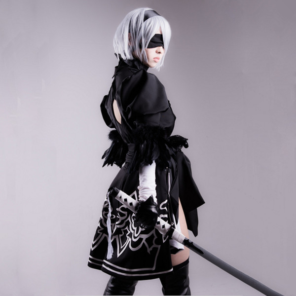 YoRHa No.2 Type B costumes cosplay dress Japanese game NieR:Automata clothing Masquerade/Mardi Gras/Carnival costumes 