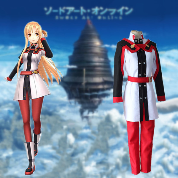 Yuuki Asuna cosplay costumes Japanese anime Sword Art Online The Movie Ordinal Scale clothing Masquerade/Mardi Gras/Carnival costumes