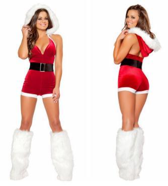 The new Hot sell sexiness Christmas clothing woman Conjoined shorts