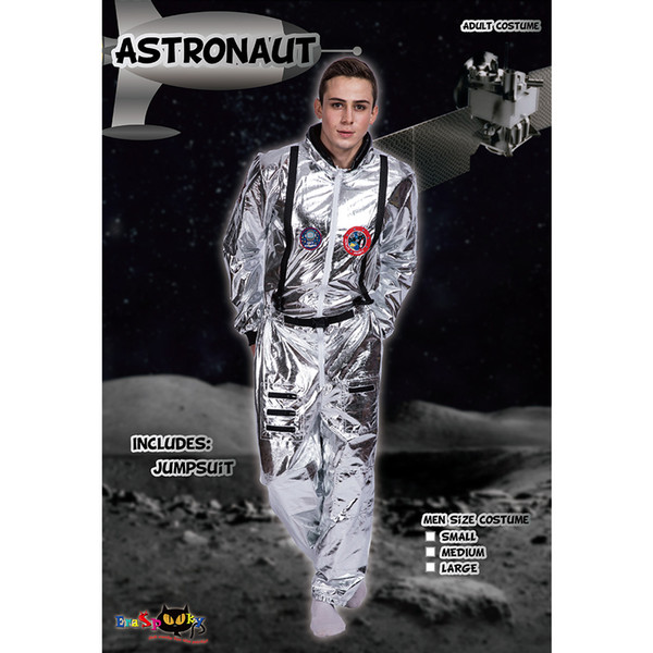 Men Astronaut Cosplay Suits Space Halloween Clothing Women Costumes Party Clothes