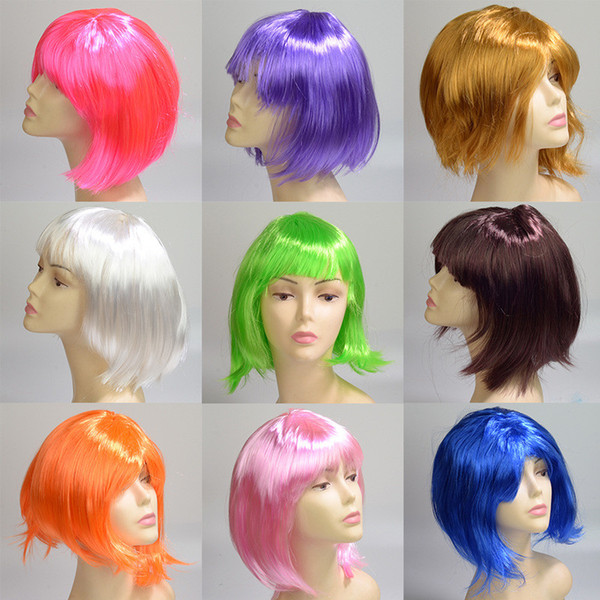 Fashion Anime Wigs World Cup Performance Props Decoration Cosplay Anime Wig Party Headset Carnival Holiday Hair