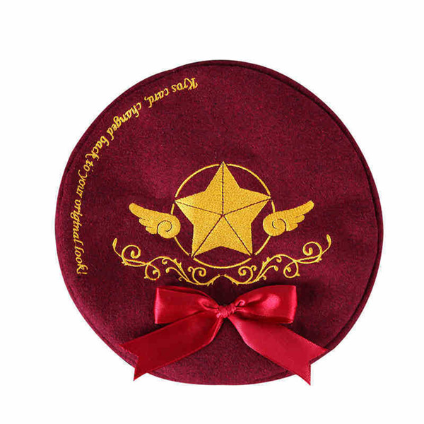 Cardcaptor Sakura Women's KINOMOTO SAKURA Cosplay Hat Cap Beanies