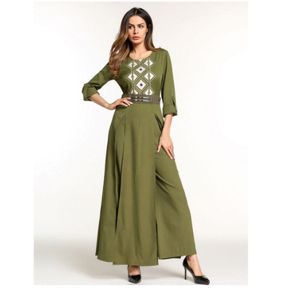 Ramadan Mubarak Muslim Pantskirt Pantdress,New Model Abaya in Dubai Eid Mubarak Formal Classic Arabic Dresses Muslim Costumes