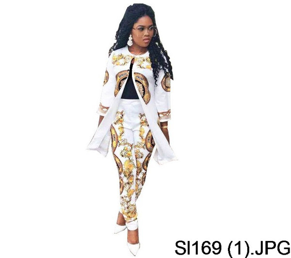 2019 free shipping New Fashion African Printed Dashiki Sleeve Famous Suit good quality Size Xl-3XL For Lady