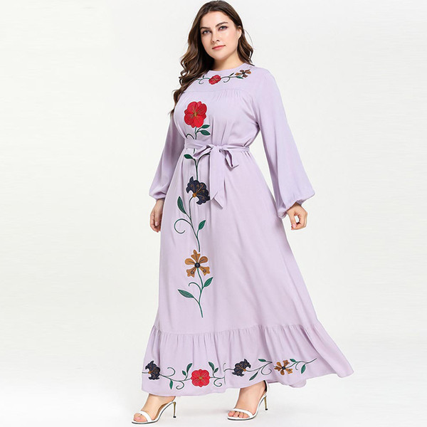 New Vestidos Robe Femme Musulmane Abaya Caftan Dubai Islamic Kaftan Muslim Hijab Dress Women Sukienki Elbise Ramadan Eid Dresses