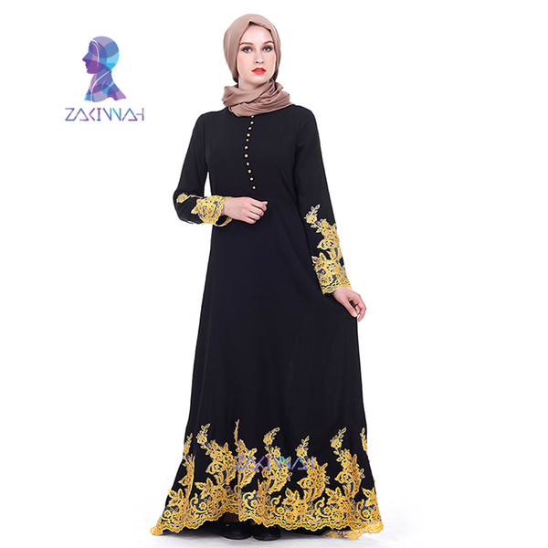 Zakiyyah Fashion Middle East Ramadan Abaya Embroidery Dubai Cardigan Muslim Women's Dress Islamic Abaya Muslim Women Clothing