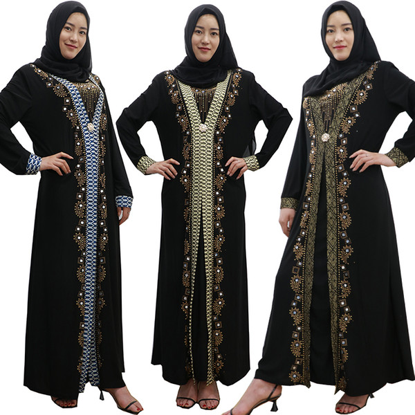 new classic design kaftan burqa fashion design dubai abaya muslim dress