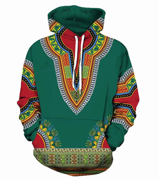 Autumn and winter new digital printing hooded sports couple clothes