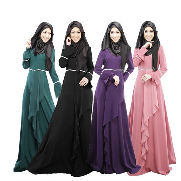 New fashion Ready stock Long Dress Muslim Wear Jubah Muslimah Kurung Clothing