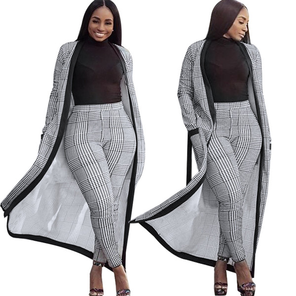 New African 2 Piece Suit Free Size Fashion Striped Wide-Legged Pants with Long Coat Big Elastic For Lady