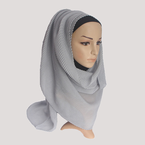 2018 Women Cotton Hijabs Plain Hijab Scarf Shawl Soft Islam Muslim Headcover Fashion Wrap Muslim Hijabs