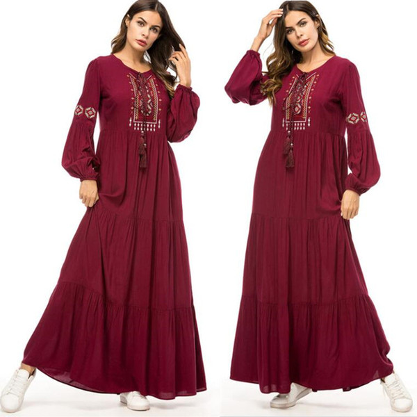 Abaya Qatar UAE Turkish Islamic Malaysia Ruffle Pleated Muslim Hijab Dress Abayas For Women Robe Musulmane Kaftan Dubai Clothing