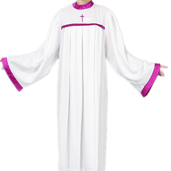 Christian Church Choir Dress Clothing Jesus Class Service Wear Wedding Hymn Holy Garments Nun Costume Christian Sing Robe