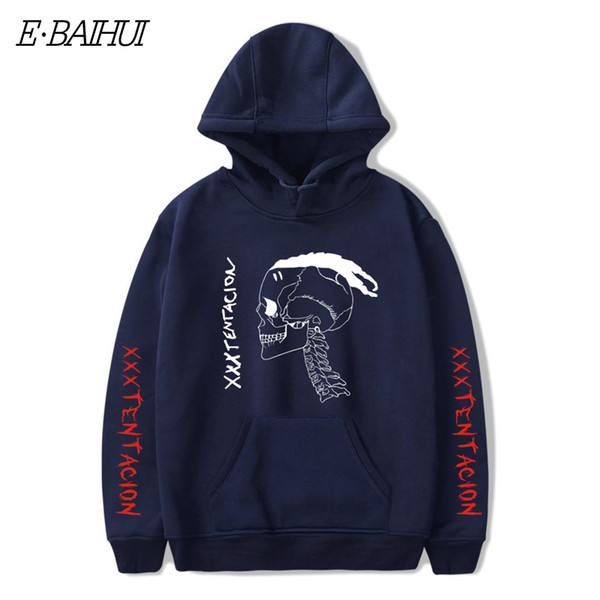 E-BAIHUI XXXTentacion Fashion Young Men Women Hoodies Autumn Winter Male Hoodies Comfortable Casual Homme Printing Pullover 8323