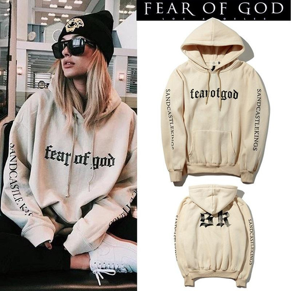 FEAR OF GOD Brand Cotton Fashion Hooded Sweater Men's High Quality Oure White Tourism Campaign Is Obviously Hooded Sweater