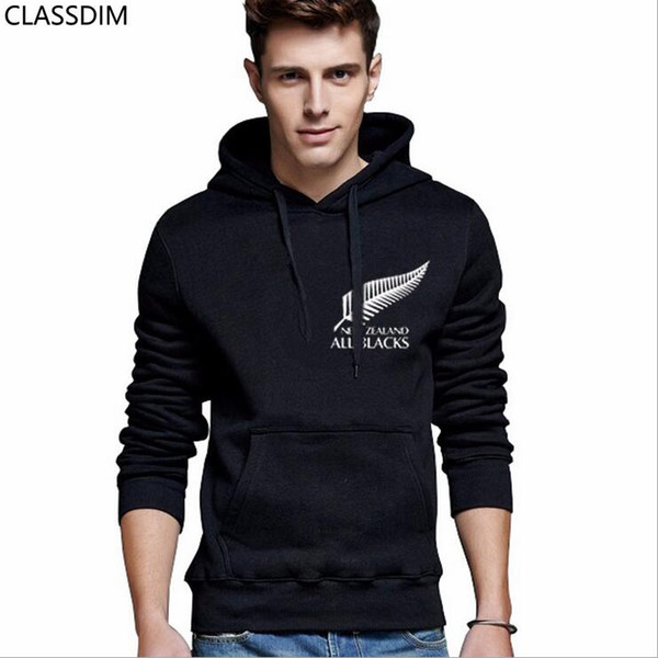 Autumn And Winter Fashion Casual Pullover Hoodie Men's Solid Color Feathers Printed Lapel Hoodies 6 Col0ors Size M-3XL