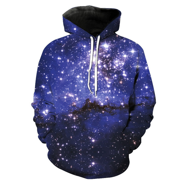 Fashion hoodies for men 3D Universe / Galaxy / Starry sky hoodies Sweatshirts long sleeve Pullovers S-6XL casual tracksuit men LMS02 RF