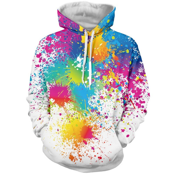 Fashion hoodies for men 3D painting hoodies white Sweatshirts long sleeve Pullovers S-6XL casual jacket tracksuit men LMS01 RF