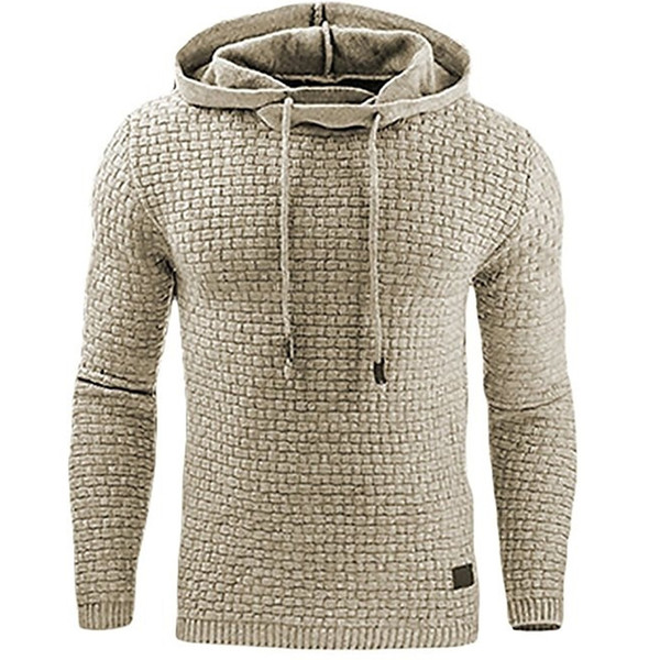 Hoodies Men Brand Male Long Sleeve Large Size Lattice Hooded Sweatshirt Mens Hoodie Tracksuit Sweat Coat Casual Pullover