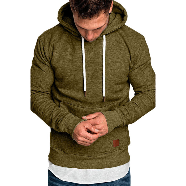 Brand Male Hoodies Top Pullover for Autumn Men Sweatshirt Clothe Long Sleeve Pocket Warm Hooded Sweatshirt Tracksuits Winter