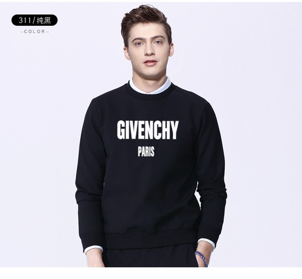 18ss Winter Europe Paris American Stars Fashion Men o-neck Broken hole Sweatshirt Women Hoodies Jumpers