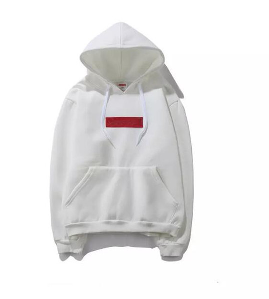 2019 new Pullover Hoodies Summer New Classic Embroidery Red Mark Hooded Long-Sleeved Men's Sweater