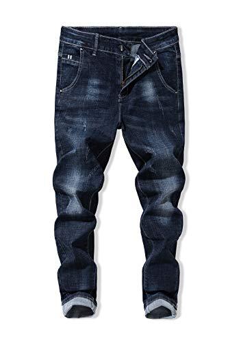 Heart Yuxuan Men's Slim Jeans, Fashion Stretch Skinny Jeans.