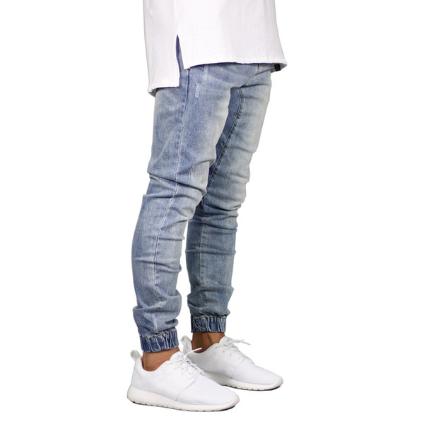 Fashion Stretch Men Jeans Denim Jogger Design Hip Hop Joggers Skinny Jeans Men Clothes 2018 Streetwear