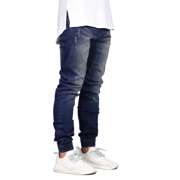 2019 CHOLYL Fashion Stretch Men Jeans Denim Jogger Design Hip Hop Joggers For Men