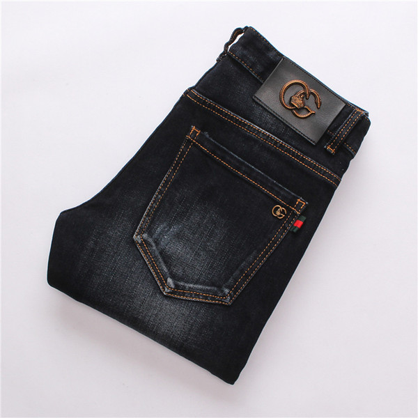 New Arrival Men's Wear Original Design Men Fashion Jeans High Quality Trousers Straight Trousers Mu8910