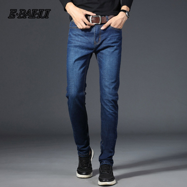 E-BAIHUI 2019 New Men Activities Jeans High Quality Spring Autumn Cotton Jeans Soft Men Jeans 09