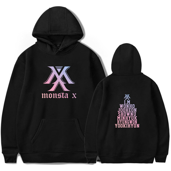 Team X MONSTA Hoodie Men Women Hooded 19SS Hot Sweatshirts Teenager Clothing Pullovers