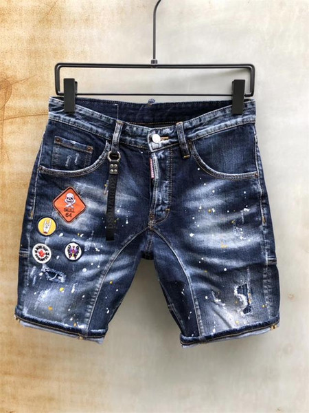 Fashion designer men's jeans Slim motorcycle Moto Biker casual men's jeans Hip Hop men's jeans W24