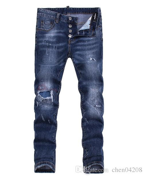 Summer 2019 wholesale men's jeans, European denim production of good quality men's wear welcome to size 28-38:44-54 018