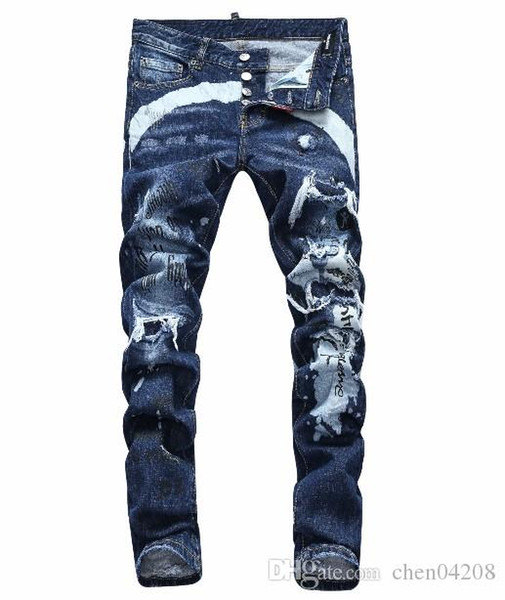 Summer 2019 wholesale men's jeans, European denim production of good quality men's wear welcome to size 28-38:44-54 034