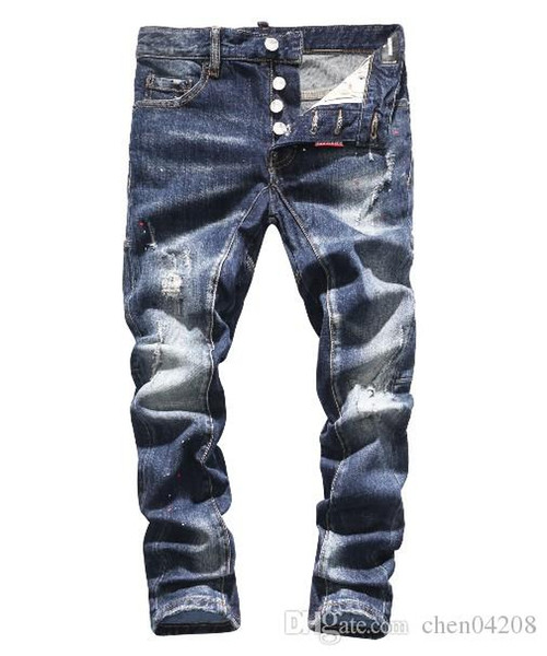 Summer 2019 wholesale men's jeans, European denim production of good quality men's wear welcome to size 28-38:44-54 041