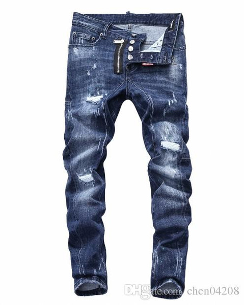 Summer 2019 wholesale men's jeans, European denim production of good quality men's wear welcome to size 28-38:44-54 011