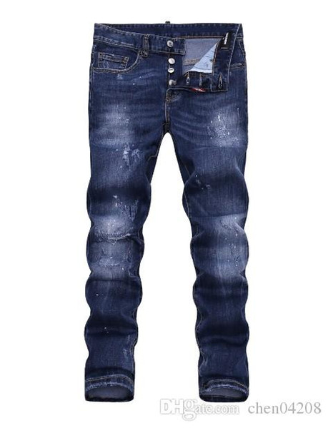 Summer 2019 wholesale men's jeans, European denim production of good quality men's wear welcome to size 28-38:44-54 022