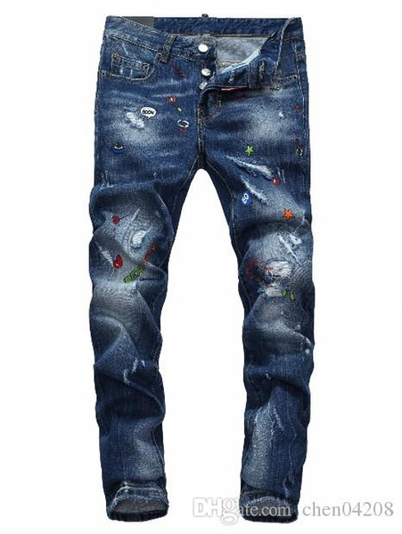 Summer 2019 wholesale men's jeans, European denim production of good quality men's wear welcome to size 28-38:44-54 042